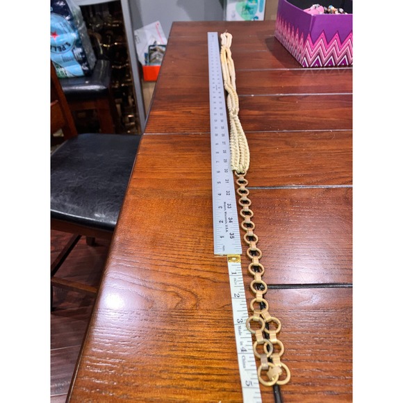 Chunk Linked Chain Two Tone Statement 31 Inch Necklace! - Picture 6 of 7